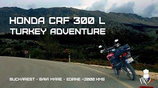 ep1 Roadtripping to Turkey - Kicking Off Buchareset - Baia Mare - Edirne with my Honda CRF 300L