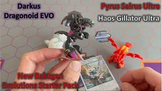 Bakugan Evolutions Pyrus Sairus Ultra Starter Pack Review - Misprints!!??