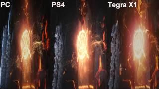 Unreal Engine 4 Elemental Demo - PC vs PS4 vs Tegra X1 (NVIDIA Shield TV)