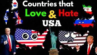 Countries that Love/Hate USA