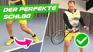 Tennis FOOTWORK: This Is What The Perfect Stroke Looks Like! 