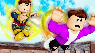 His Mean Brother Got Super Powers! A Roblox Movie