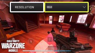 NEW WARZONE MOBILE IPHONE 12 MAX GRAPHICS GAMEPLAY - 4K 60FPS