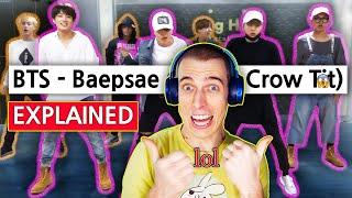 Comedian Reacts to BTS - 'Silver Spoon (Baepsae)' Explained by a Korean
