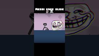 stickman dismount knee slide | troll face edit #gaming#messi #football#cr7 #ronaldo