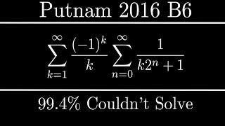 The Hardest Problem on the Hardest Math exam? | Putnam B6 2016