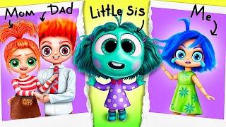 Inside Out 2! Emotions Family! 32 LOL OMG DIYs