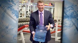 Vince McMahon takes part in the "Ice Bucket Challenge"