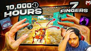 WORLD's First 7 Finger CLAW 10,000 Hours Player STAR • Malik BEST Moments in PUBG Mobile