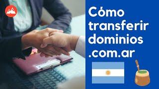 Como transferir dominios .com.ar / .ar en Nic.ar Argentina