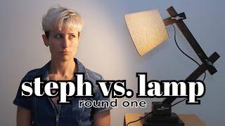 street bounty lamp diy | steph versus lamp round one