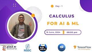 Calculus for AI & ML Day 1