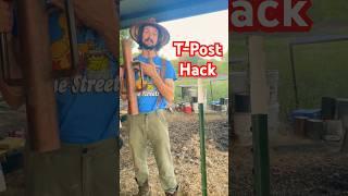 How to Put in and Remove a Fence Post with a T-Post Driver