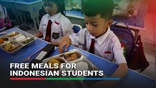 Indonesia launches free meals program for students | ABS-CBN News