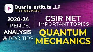 Quantum Mechanics-CSIR NET 2020-24 Trends, Analysis, Pro Tips & Important Topics