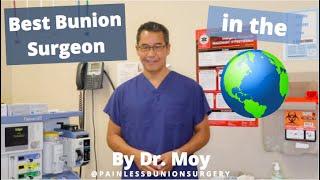 THE BEST BUNION SURGEON IN THE WORLD (google it)  #footsurgery #footpain #bunions #bunionsurgery