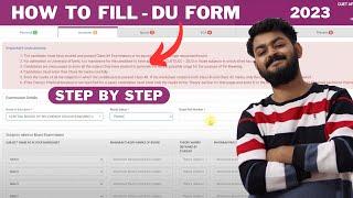 Delhi university forms OUT !! how to fill CSAS form STEP by STEP | proper form filling video