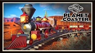 Planet Coaster: Creating Old West Land And Train Build  (Season 2 - part 3)