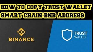 How to copy smart chain BNB address in Trust wallet || #Humbletv #trustwallet #smartchain