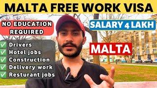 How to Get Malta FREE Work Visa | work visa Documents  ? - Fully Explained in Hindi/Urdu