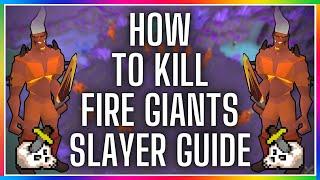 OSRS - Fire Giants Slayer Guide 2021 | Ranged/Magic/Melee Setups + Safespots | ALL YOU NEED TO KNOW