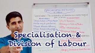 Y1 39) Specialisation and the Division of Labour