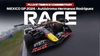 LIVE Data Formula 1 Race Mexico GP Autódromo Hermanos Rodríguez 2024 + Commentary