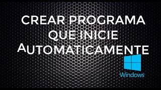 CREAR PROGRAMA PARA ABRIR PAGINAS WEB AUTOMATICAMENTE AL INICIAR WINDOWS