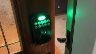 Review Veise KS02B Fingerprint Door Lock - Keyless Entry Door Lock, Electronic Keypad Deadbolt