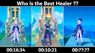 Furina vs Baizhu vs Kokomi! Who is Best Healer ?? Healing gameplay comparison!