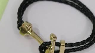 Men's Party Wear Black Bracelet