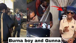 Wizkid Outside in Lagos as Burna boy Carry Gunna to Pick his N1.5,000,000,000 Billion New Ferrari