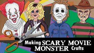 How To Make Movie Monsters (Michael, Tiffany, Freddy, Pennywise) - Best Of Rickey Does It Crafts