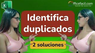 Duplicados en #excel  | dos formas de identificar registros (filas completas) de duplicados