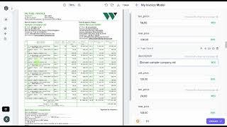 Farewell manual data entry | Cradl AI data extraction from PDF table