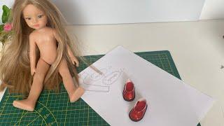 Shoe pattern how to make for any doll. The easiest way