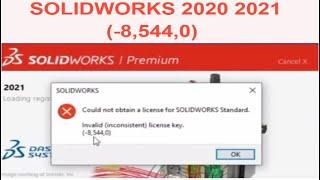 SOLIDWORKS 2020 2021 cannot connect to license server (-8 544 0)