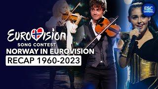  NORWAY in Eurovision 1960 - 2023 | RECAP All Songs (Norge i Eurovision)