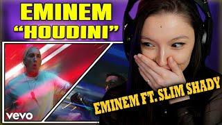 Slim Shady ft. Eminem - Houdini | FIRST TIME REACTION