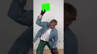 Logan Paul and KSI destroying Lunchly box with MrBeast meme - Green Screen