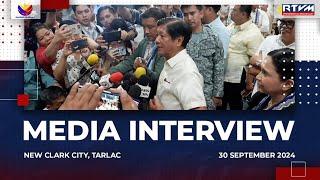 Media Interview in New Clark City, Tarlac