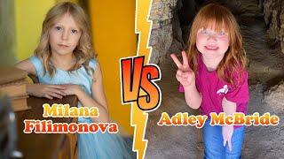 Adley McBride VS Milana Filimonova Stunning Transformation ⭐ From Baby To Now