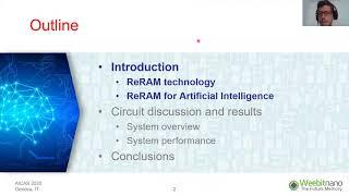 Fully Integrated Spiking Neural Network SNN using RRAM as Synaptic Device - Weebit nano and CEA Leti