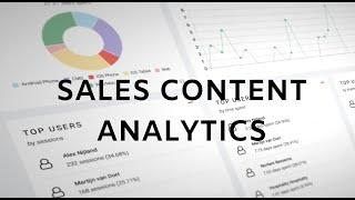 Sales content analytics: smart insights for sales