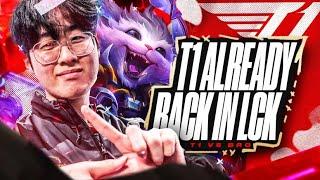 T1  BACK IN THE LCK VS BRO - LCK SUMMER 2024 - CAEDREL