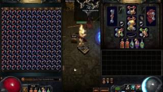 Path of Exile - Alching 144 ilvl81+ Two-stone Rings 5.1.2017 (Breach Sc)