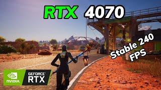 Rtx 4070 + i7-14700k Fortnite Performance Mode | 240 FPS Cap | 1440p