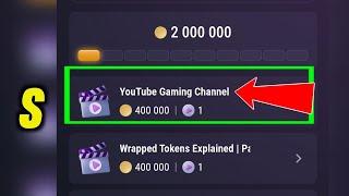 YouTube Gaming Channel | Tapswap Code | How To Make Money With YouTube Gaming Channel | Video Code