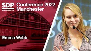 Manchester 2022  Common Sense Society’s Emma Webb SDP Conference Speech.