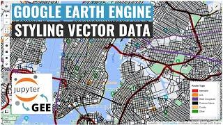 GEE Tutorial 121 - How to style Earth Engine vector data based on attribute